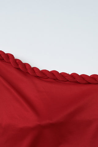 One-Shoulder Twist Casual Mini Dress