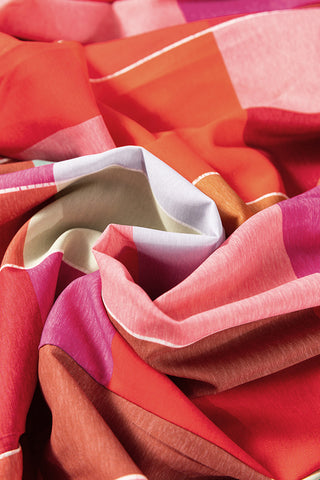 Vibrant Patchwork Maxi Skirt