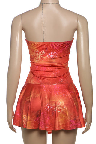 Cut-Out Halter Vacation Dress