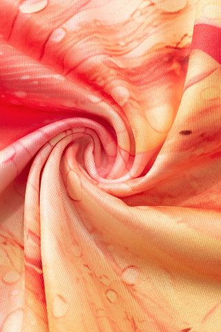 Strapless Floral Graphic Tank