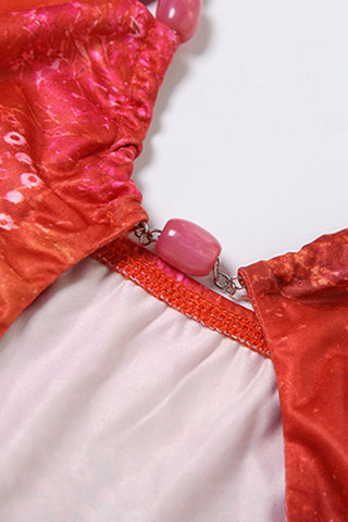 Cut-Out Halter Vacation Dress