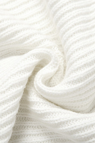 Crochet Trim High-Waist Skirt Set