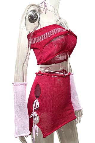 Chic Beach-Ready Knit Set