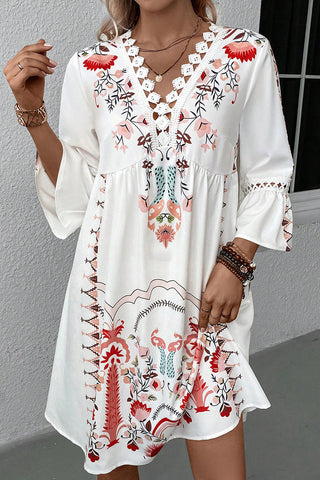 Bohemian Floral Casual Dress