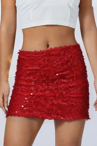 Textured Mini Skirt