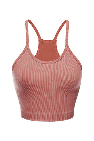 Racerback Ribbed Tank Top