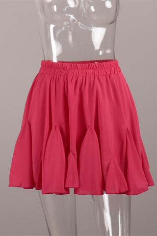 Elegant High-Waist Mini Skirt