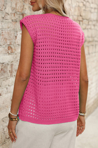 Crochet Tie Front Vest