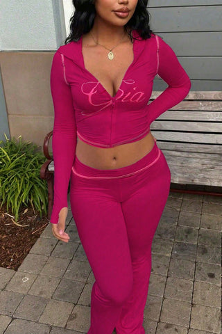 Stylish Long Sleeve Pants Set