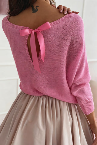 Off-Shoulder Knit Sweater