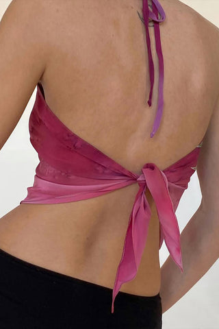 Floral Halter Neck Camisole