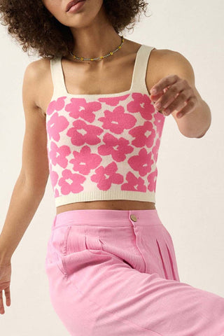 Floral Patterned Tank Top