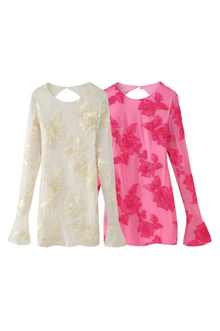 Floral Detail Casual Dress