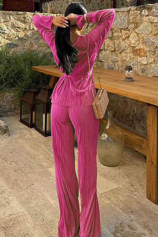 Elegant Two-Piece Flowing Set