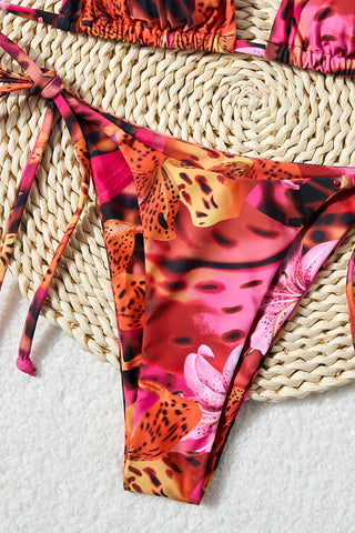Tie-Up Bikini Set