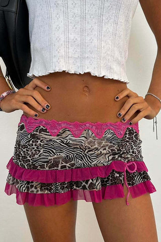 Flirty Tiered Mini Skirt
