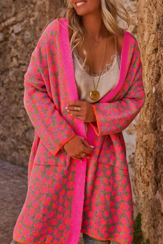 Stylish Long Cardigan with Pockets