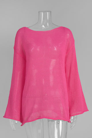 Simple Long-Sleeve Crewneck Tee