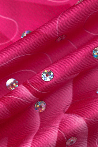 One-Shoulder Floral Tank Top