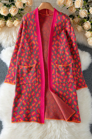 Stylish Long Cardigan with Pockets