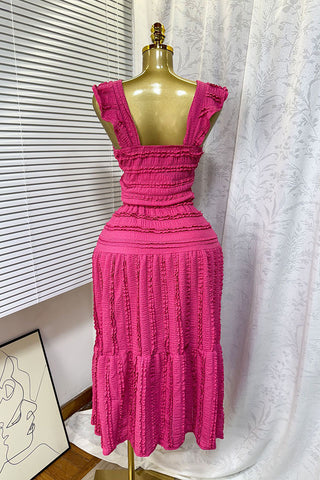 Ruffle Trim Skirt Set