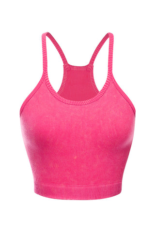 Racerback Ribbed Tank Top