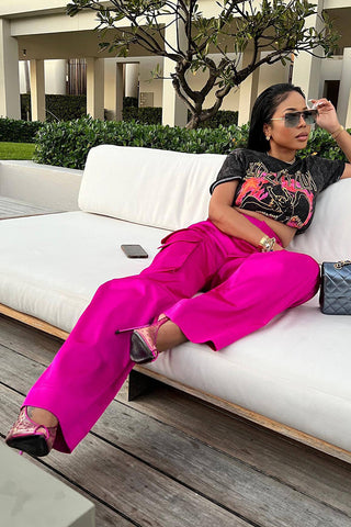 Graphic Tee with Casual Utility Pants