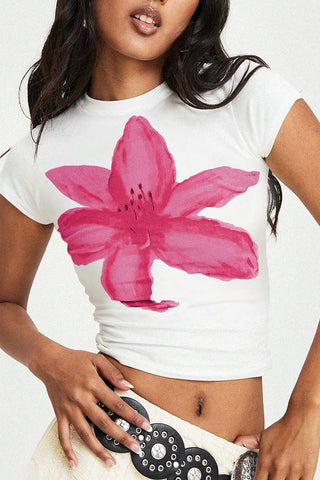 Graphic Floral T-Shirt