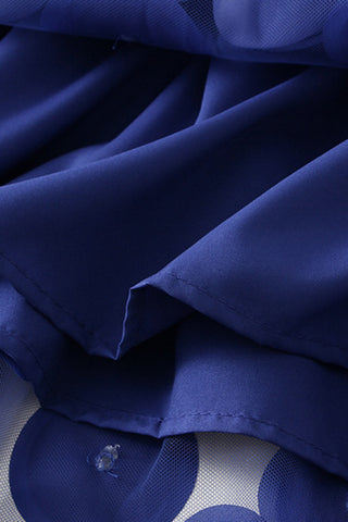 Textured Circle A-Line Skirt