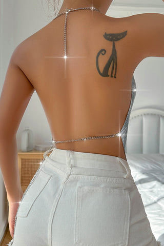 Chain Neck Sequin Camisole