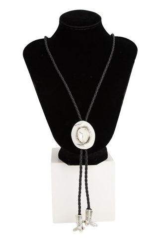 Western-Inspired Bolo Necklace
