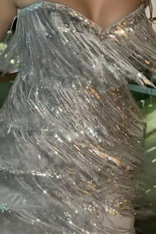 Glamorous Fringe Night Out Dress