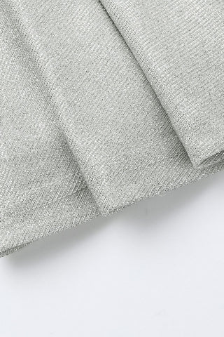 Square-Neck Glitter Sundress