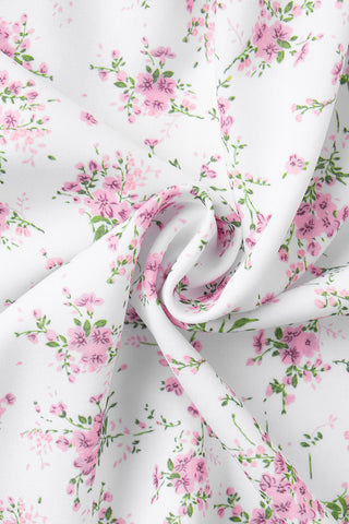 Floral Long-Sleeve Casual Dress