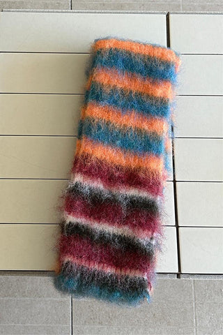 Striped Cozy Knit Scarf