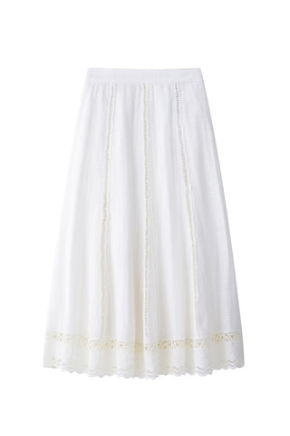 Vintage-Inspired Lace Skirt Set