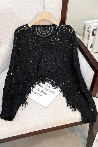 Intricate Crochet Lace Blouse