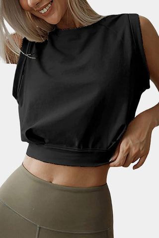 Sleeveless Relaxed Fit T-Shirt