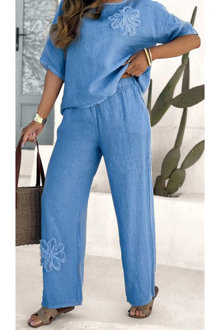 Floral Relaxed Two-Piece Set