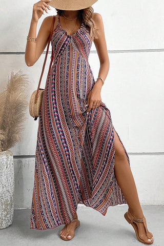 Strappy Bohemian Maxi Dress
