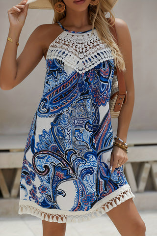 Boho Crochet Casual Dress