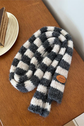Striped Cozy Knit Scarf