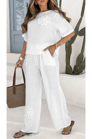 Floral Relaxed Two-Piece Set