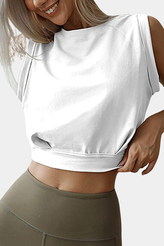 Sleeveless Relaxed Fit T-Shirt