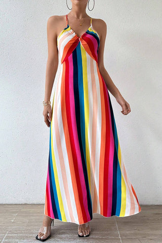 Strappy Bohemian Maxi Dress