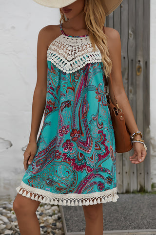 Boho Crochet Casual Dress