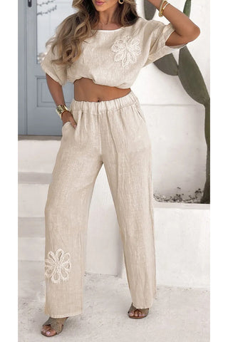 Floral Relaxed Two-Piece Set