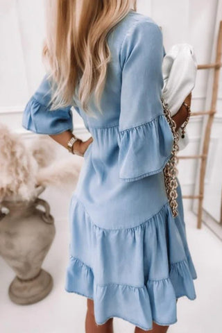 Button-Down Denim Dress