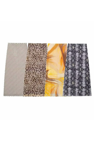 Ruched Halter Top with Scarf Accent