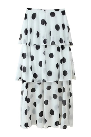 Polka Dot Halter Skirt Set